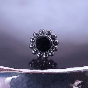 Bohemia Black Threadless End