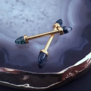 Green Daemon Nipple Barbell